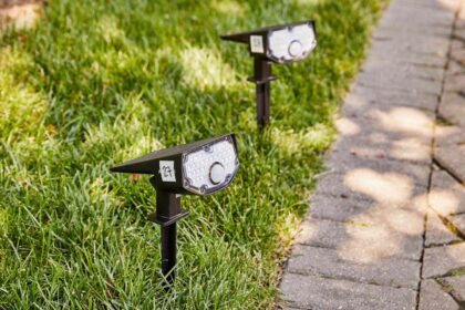Garden Solar Lamps with Motion Sensor