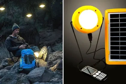 Portable Solar Lamps for Camping & Travel